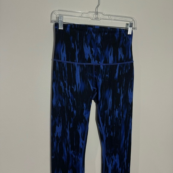 Lululemon Wunder Under Pant Hi-Rise Full-On‎ Luon Blue/Black Size 6 - Picture 3 of 10